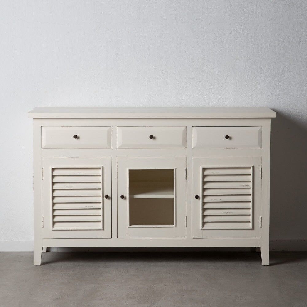 CREDENZA IN LEGNO OFF-WHITE MINDI SOGGIORNO ST600346