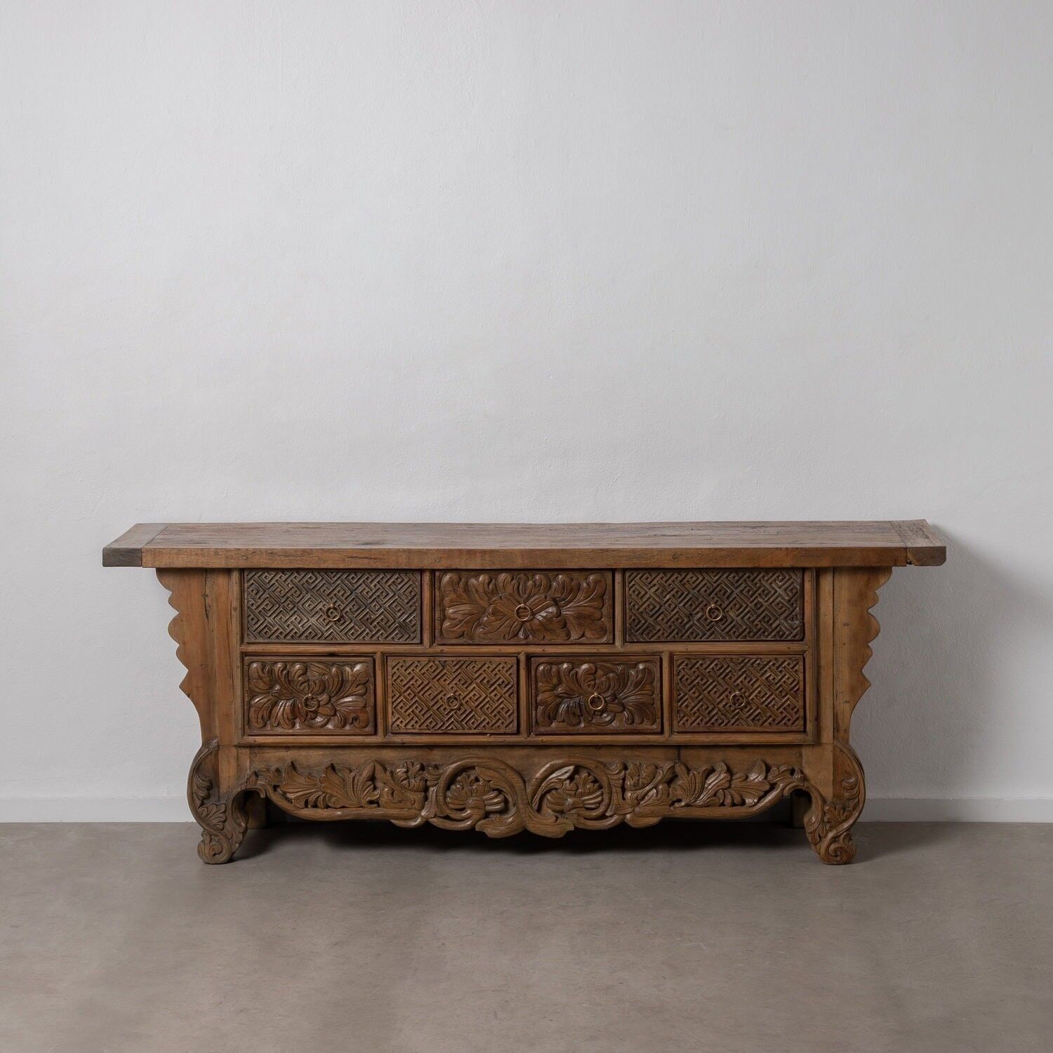 CREDENZA SOGGIORNO IN LEGNO NATURALE ST605565