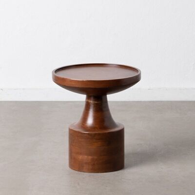 BROWN SIDE TABLE MANGO WOOD ST605572