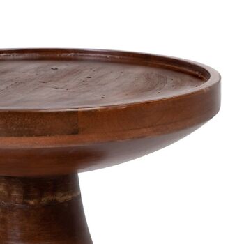 TABLE D'APPOINT MARRON BOIS DE MANGUE ST605572 5