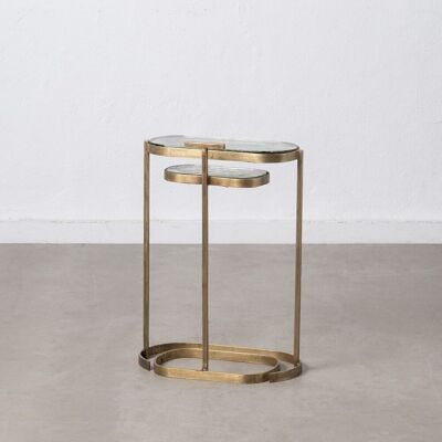 S/2 SIDE TABLE OLD GOLD ST607532