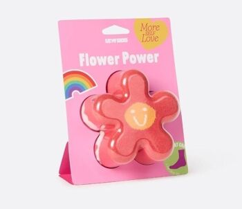 Flower Power Chaussette rouge