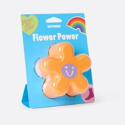 Flower Power Orange Socke