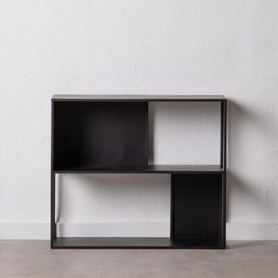 BLACK METAL SHELF ST600442