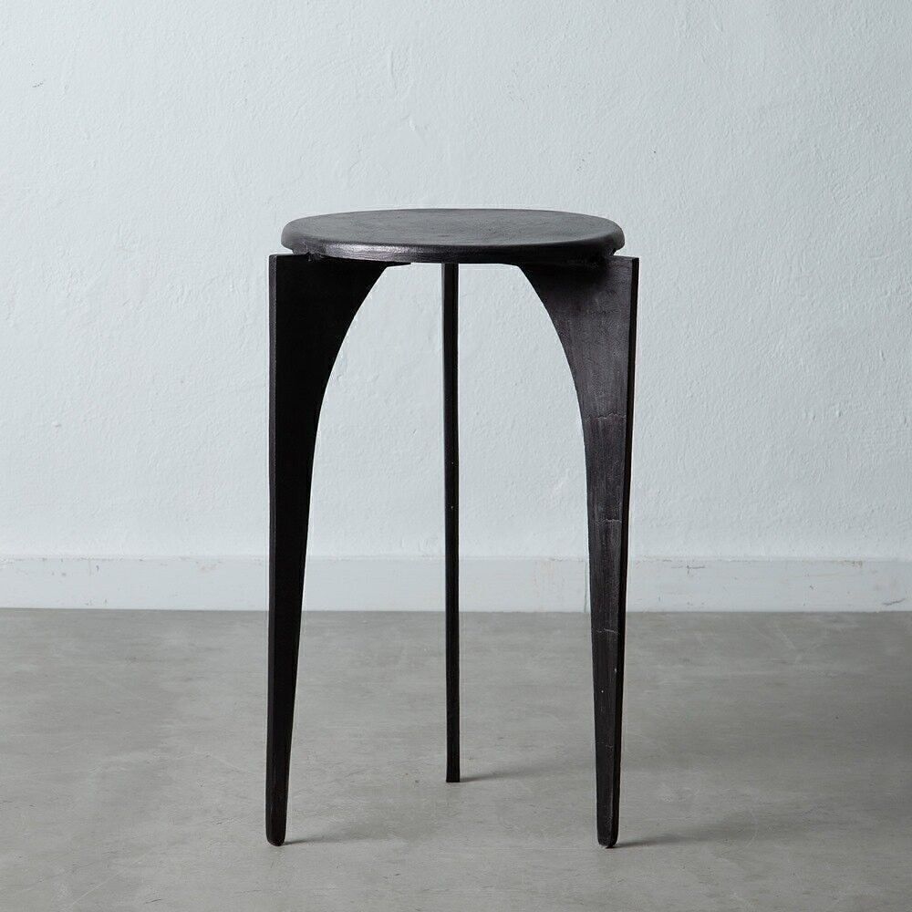 TAVOLINO DA SOGGIORNO IN ALLUMINIO NERO ST600467