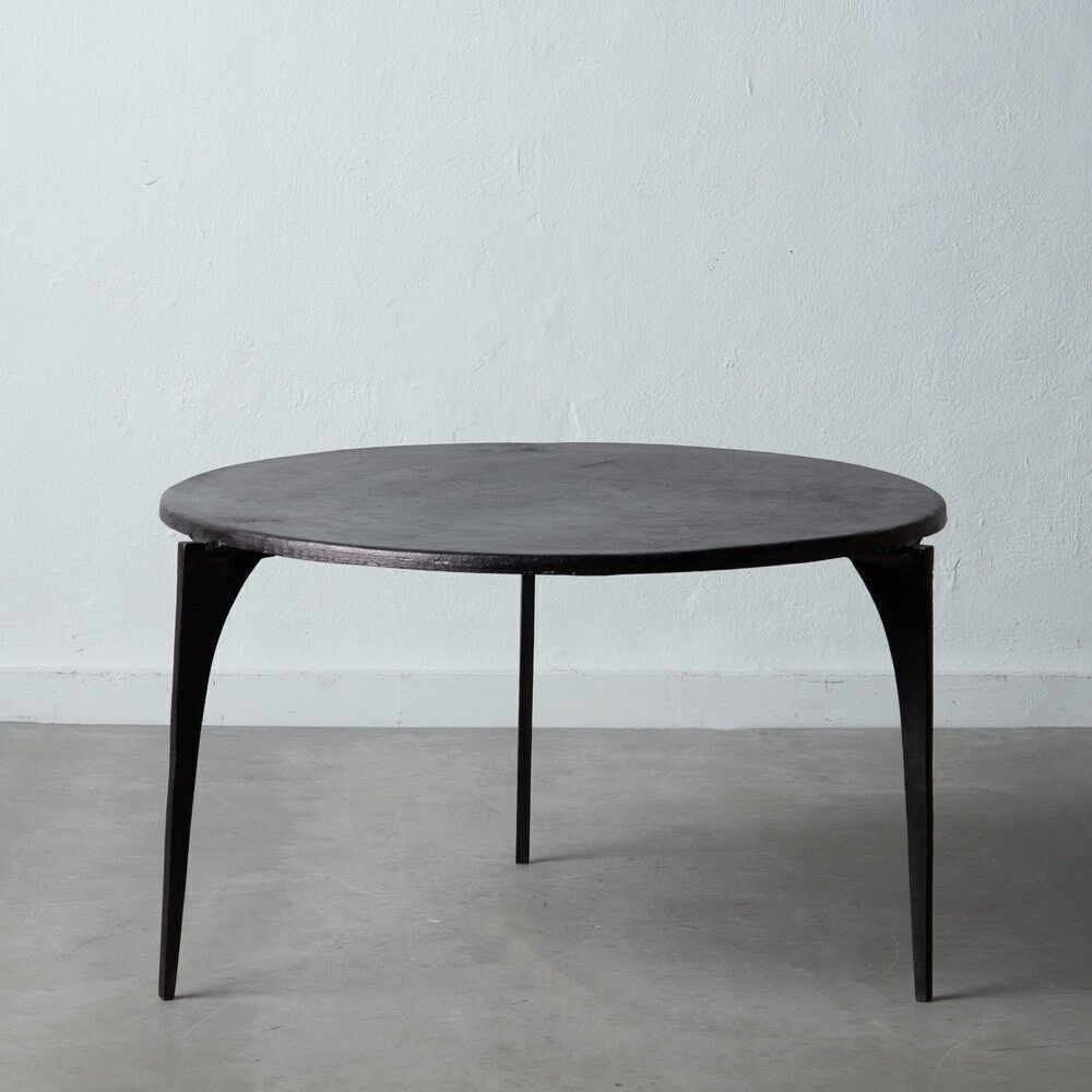 TAVOLINO DA SALOTTO IN ALLUMINIO NERO ST600468