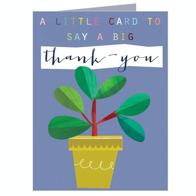 TW412 Mini carte de remerciement