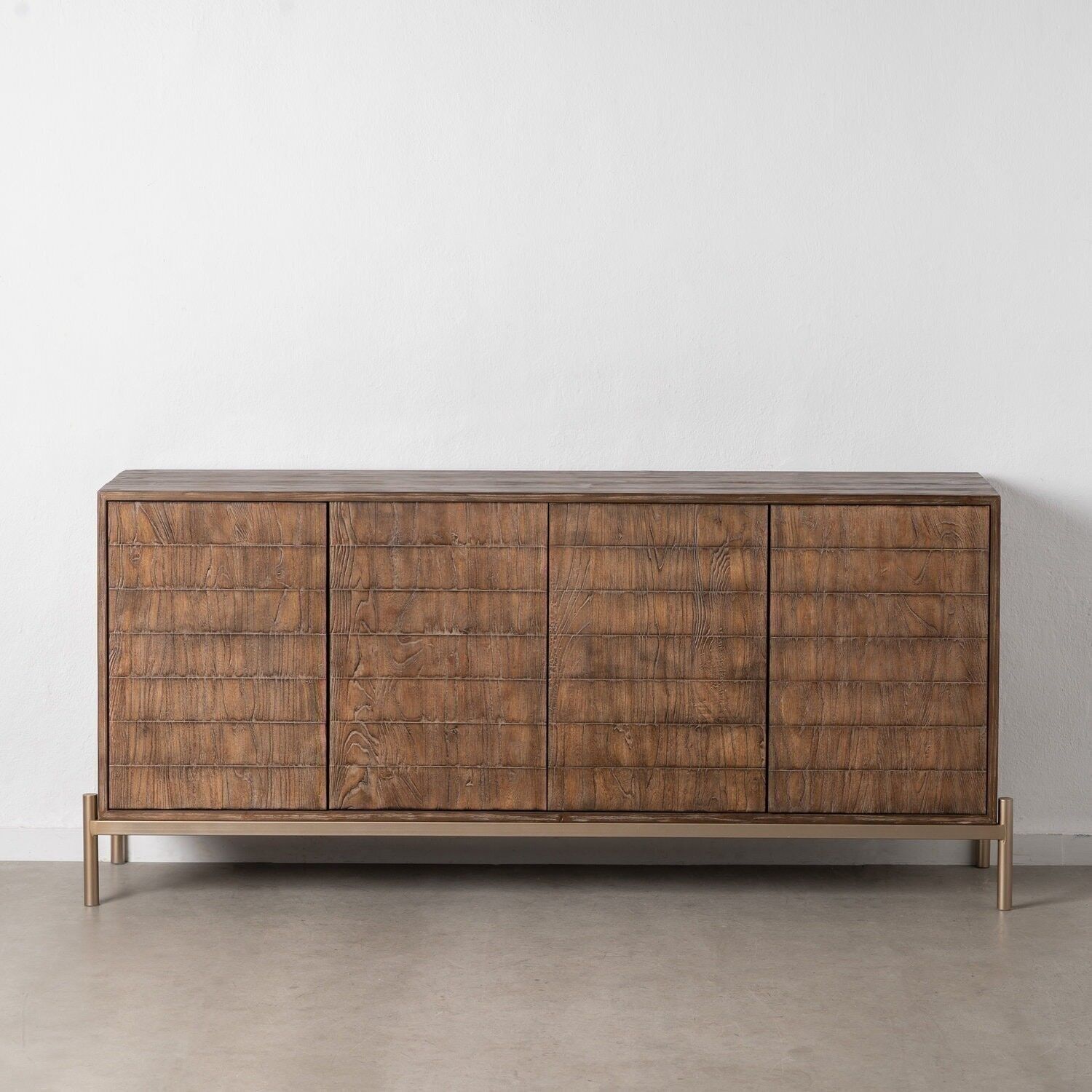 CREDENZA SALOTTO LEGNO-FERRO MARRONE ST605618