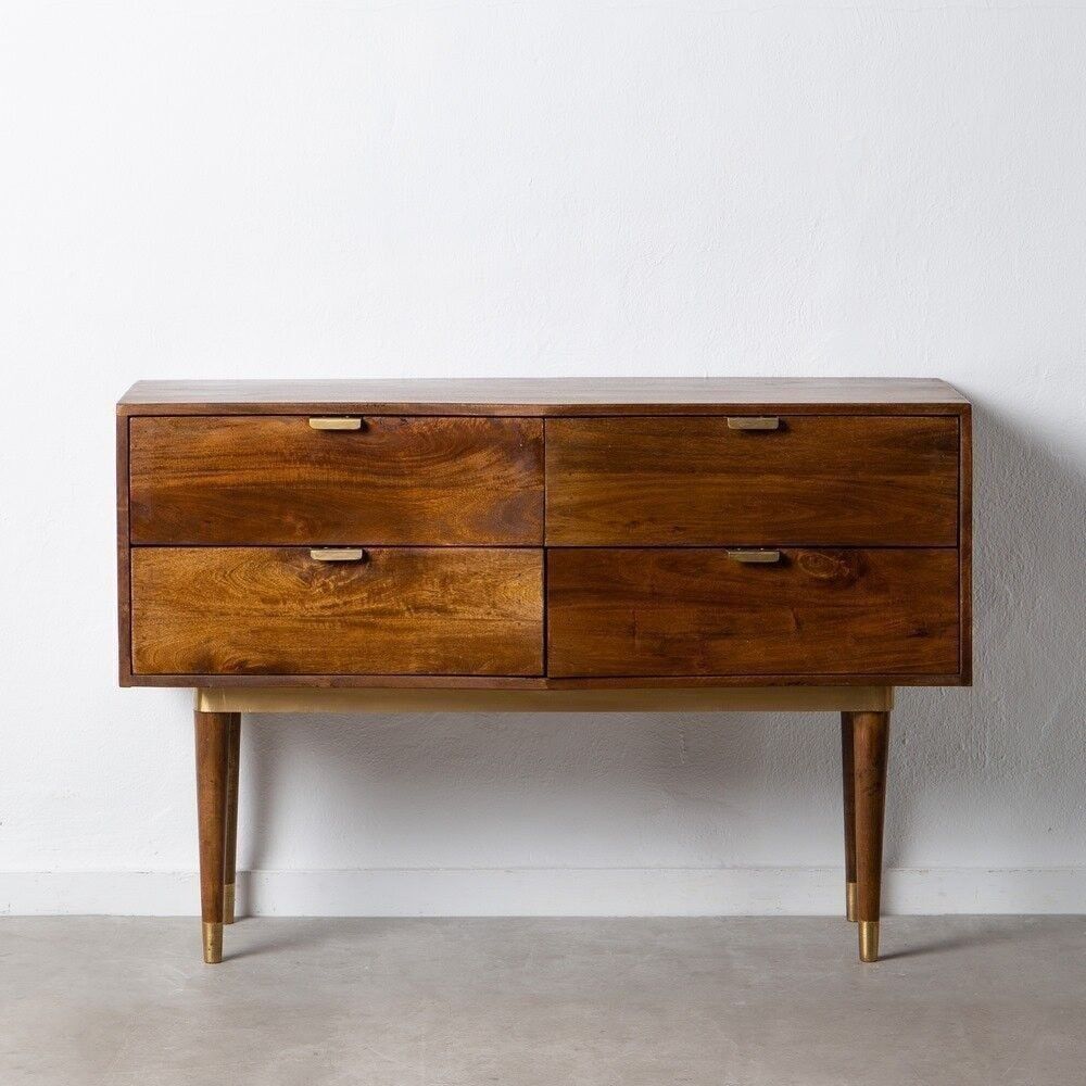 SOGGIORNO ST600536 CREDENZA IN LEGNO DI MANGO MARRONE