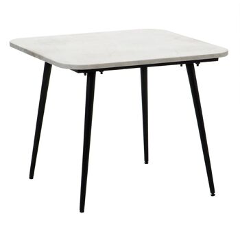 TABLE D'APPOINT BLANC-NOIR ST600753 3