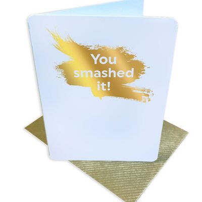 You Smashed It Funny Exams Congratulations Small Card