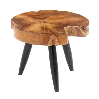 TABLE D'APPOINT NATUREL-NOIR ST603608 3