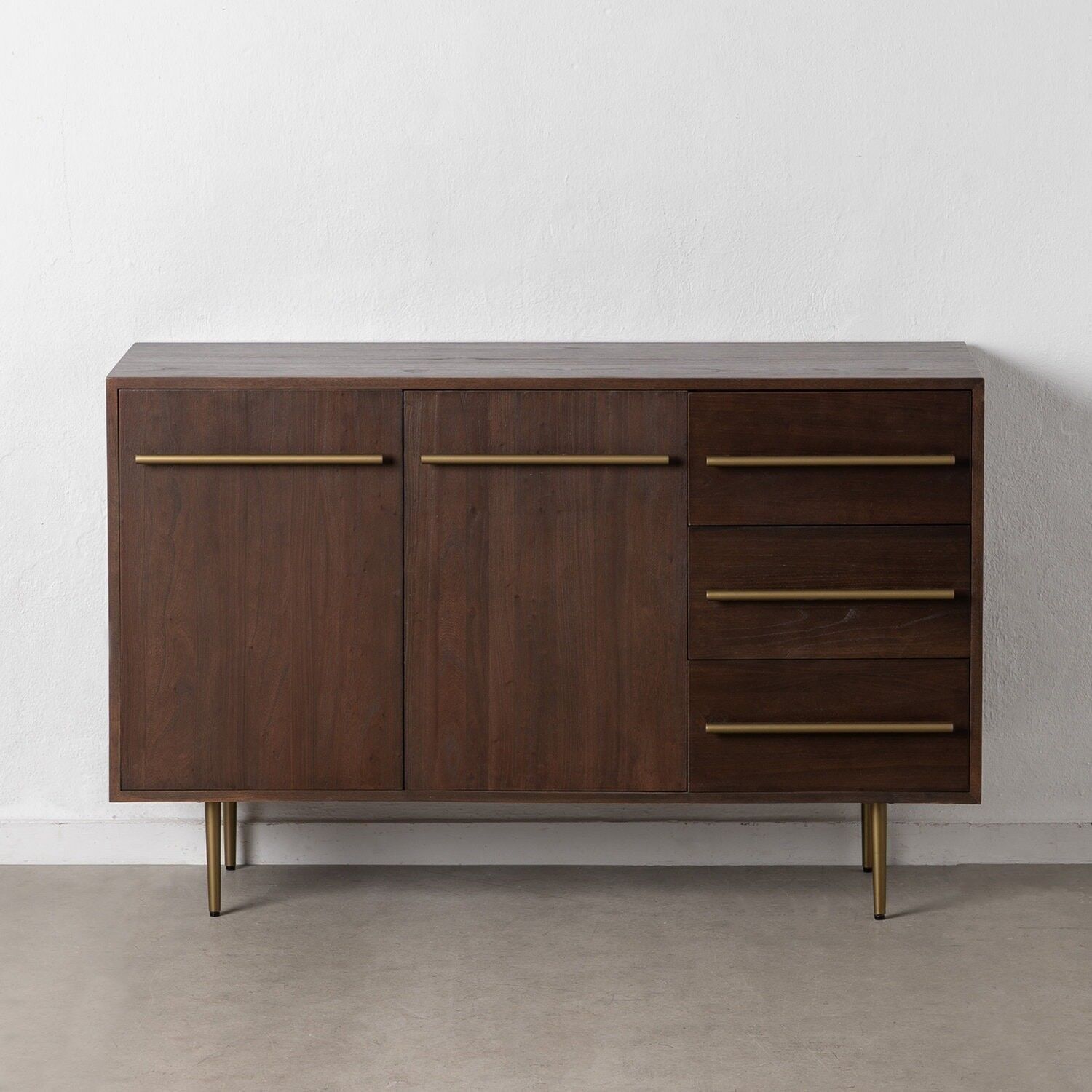 CREDENZA SALOTTO LEGNO-FERRO MARRONE ST605619