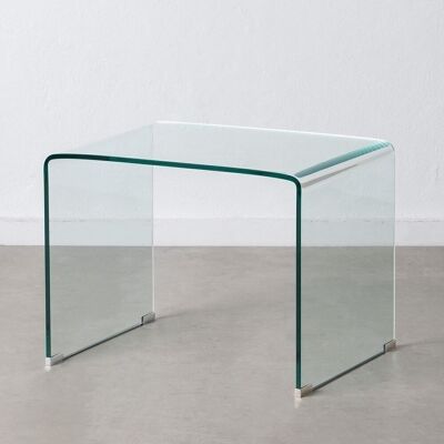 SIDE TABLE TRANSPARENT GLASS 12MM ST605757