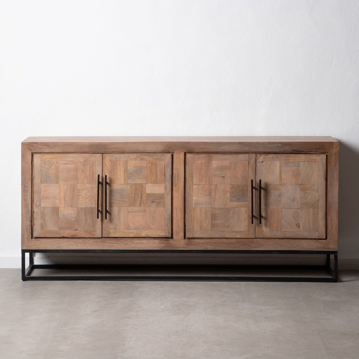 CREDENZA DA SOGGIORNO IN LEGNO DI MANGO NATURALE ST600988