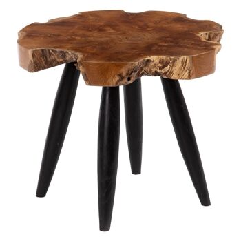 TABLE D'APPOINT NATUREL-NOIR ST603609 3