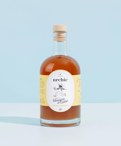 Archie Vinaigre de Cidre & Miel de Montagne 500Ml / Organic Apple Cider Vinegar 500ml