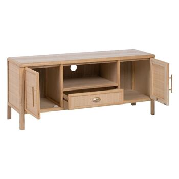 MEUBLE TV NATUREL DM DÉCORATION BOIS ST605789 4