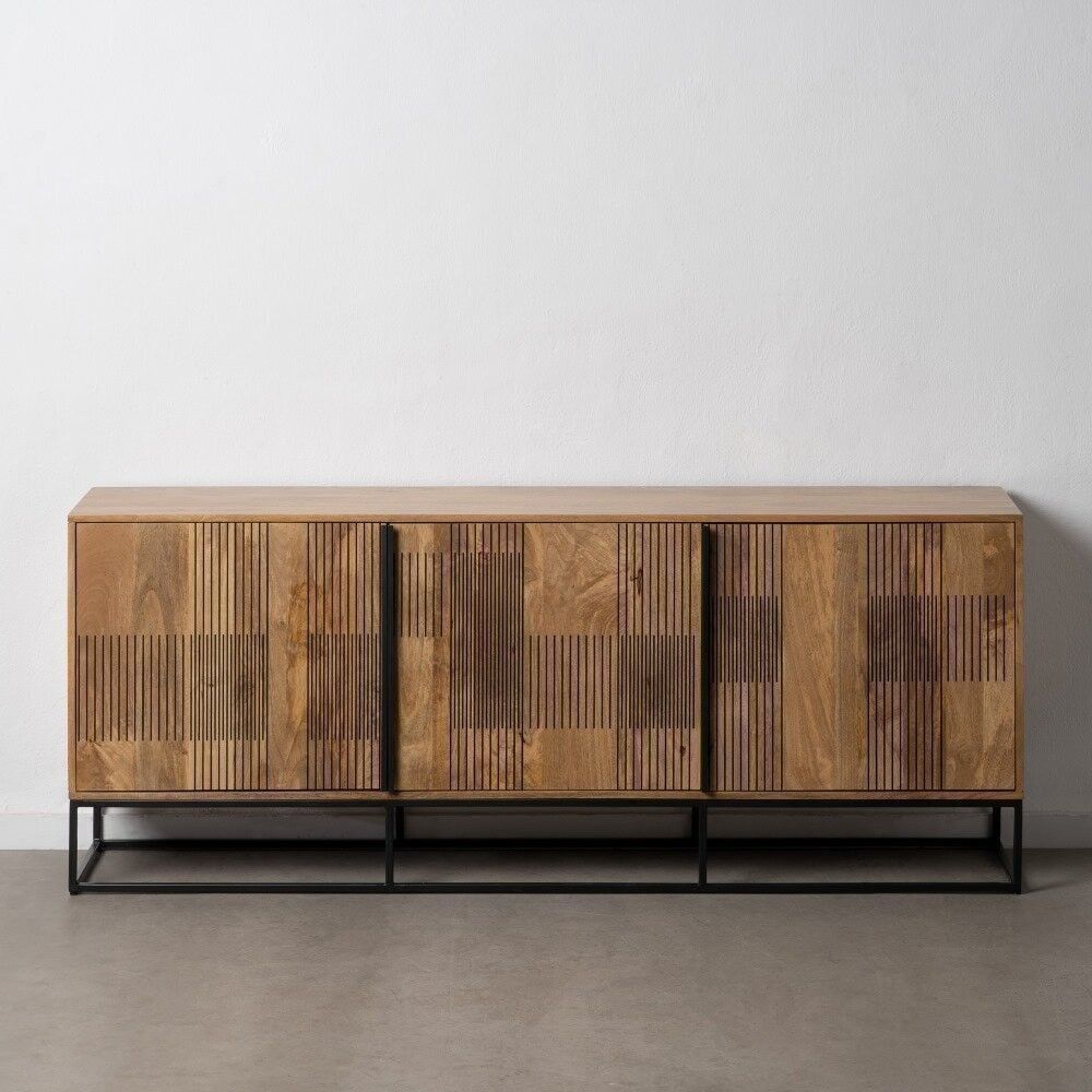 NATURSCHWARZES HOLZ-EISEN-SIDEBOARD ST607855