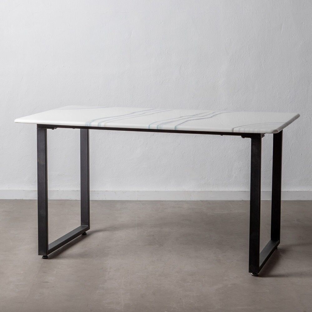 ESSTISCH WEISS-SCHWARZES METALL ST601126