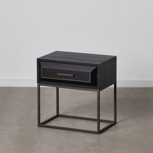 MESITA NEGRO DM-METAL DORMITORIO ST603798