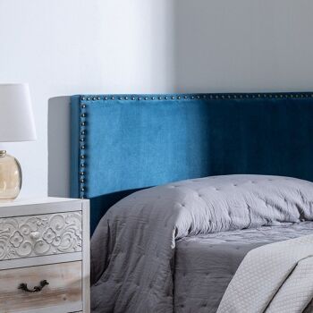 TÊTE DE LIT CHAMBRE TISSU BLEU ST605794 2