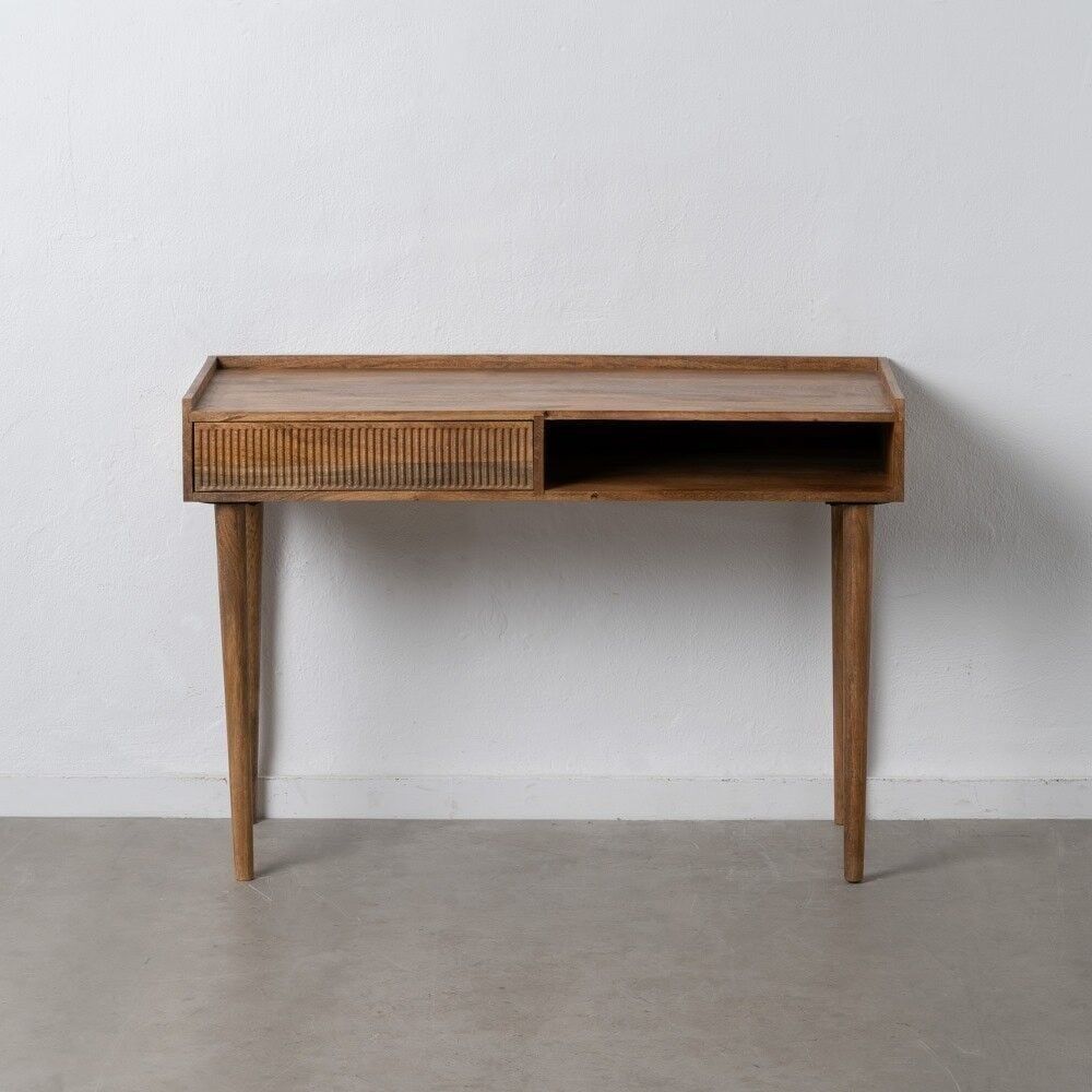 SCHREIBTISCH AUS NATÜRLICHEM MANGOHOLZ ST607873