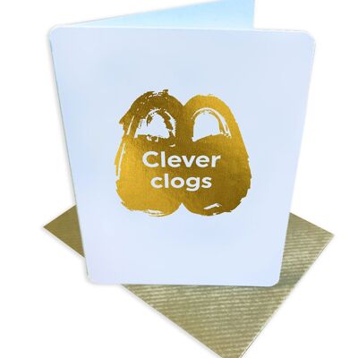 Clever Clogs Congratulations/Graduation Small Card