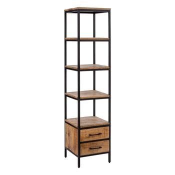 ETAGERE NATUREL-BOIS-FER NOIR ST601295 3