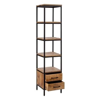 ETAGERE NATUREL-BOIS-FER NOIR ST601295 4