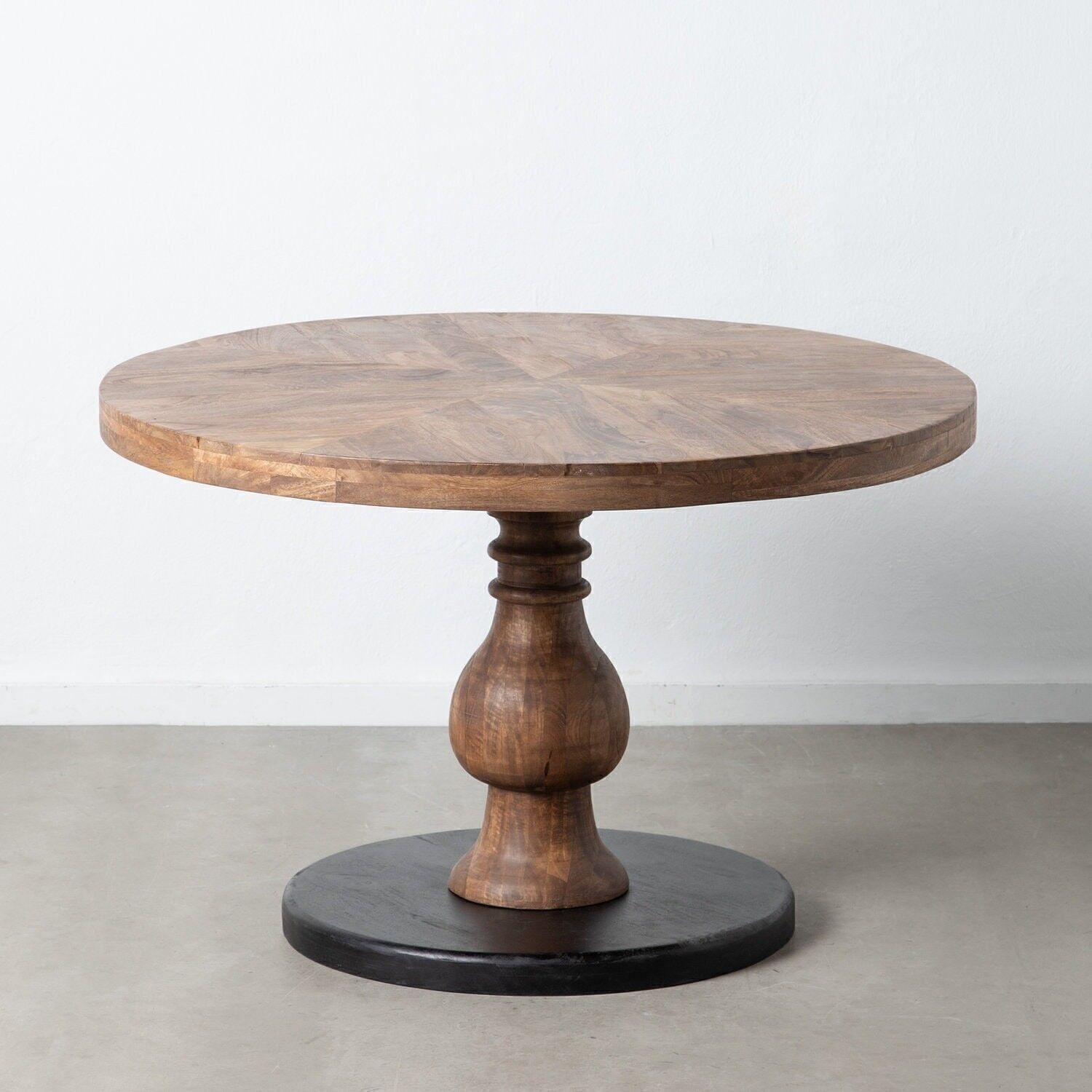 TAVOLO DA PRANZO NATURALE-NERO ST603825