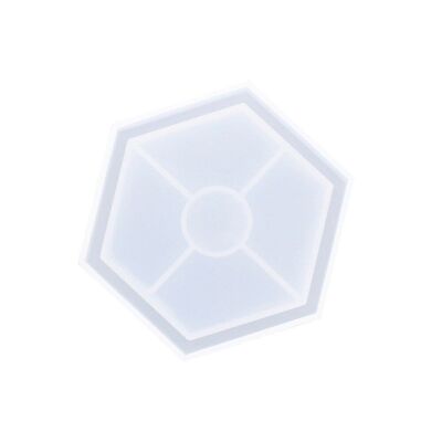 SILICONE COASTER MOLD - HEXAGON