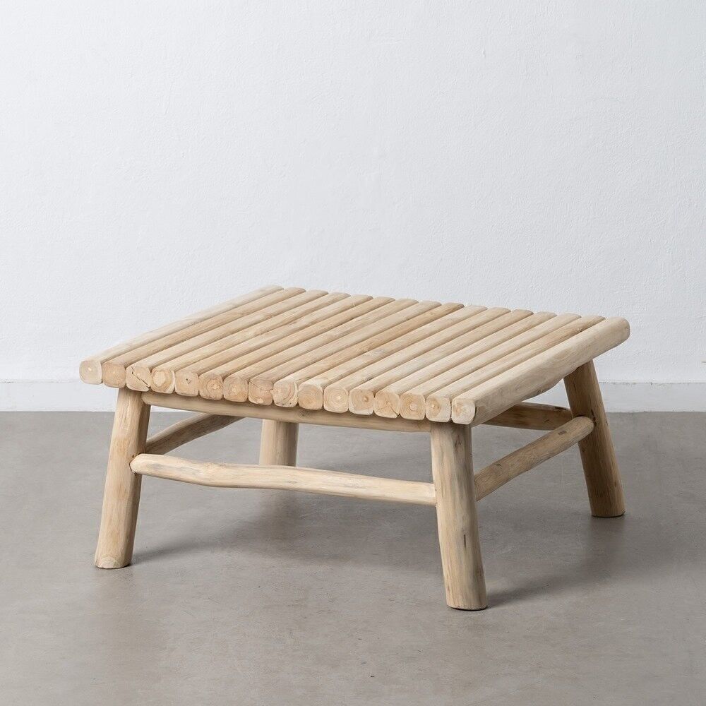TAVOLINO DA BASSO NATURALE LEGNO DI TEAK ST605885