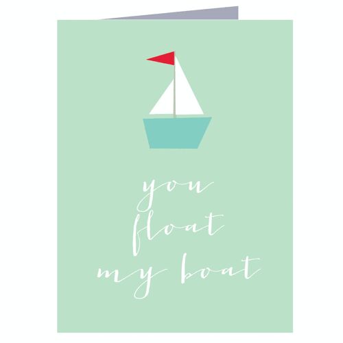 TW420 Mini You Float My Boat Card