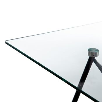 TABLE A MANGER METAL-VERRE NOIR SALON ST601311 3