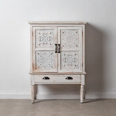 ARMOIRE BLANCHE ROSE ST601328