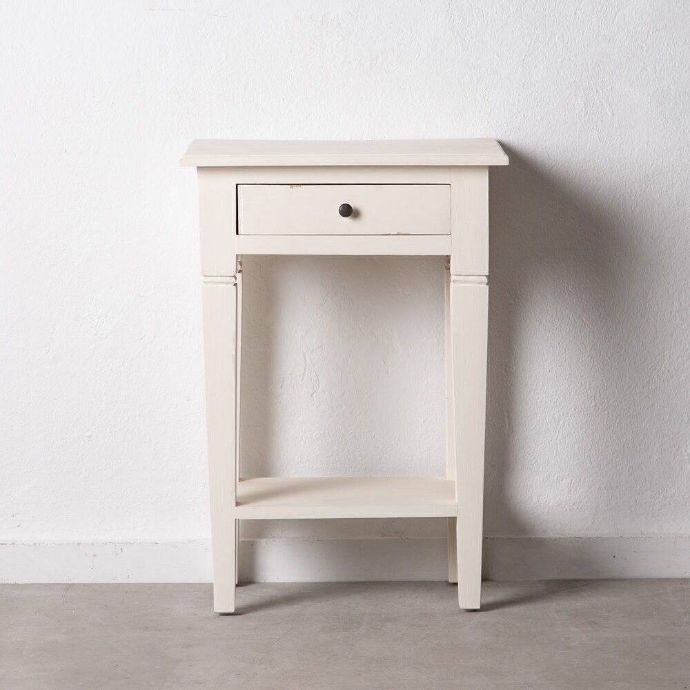 TAVOLINO IN LEGNO BIANCO MINDI ST601426