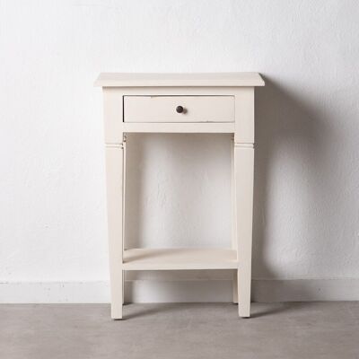 OFF WHITE WOODEN TABLE MINDI ST601426