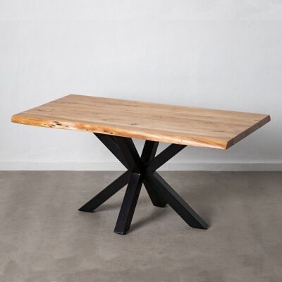 DINING TABLE NATURAL-BLACK ST603966