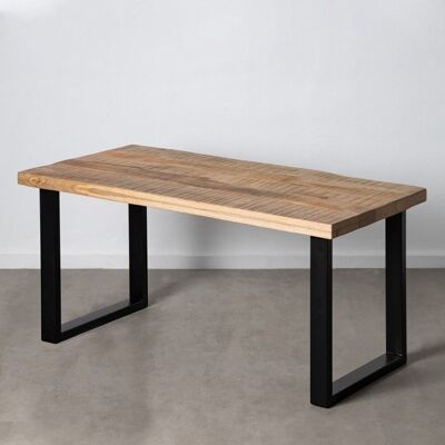DINING TABLE NATURAL-BLACK ST603968