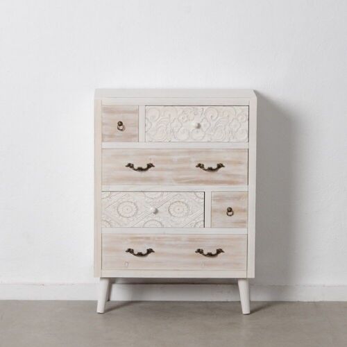 MUEBLE AUXILIAR NATURAL-BLANCO ST605982