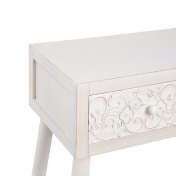 CONSOLE EN BOIS DE SAPIN BLANC NATUREL ST605983 5