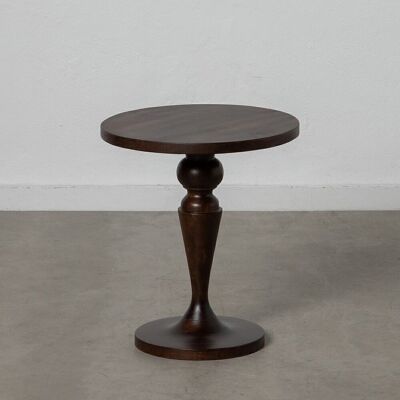 BROWN SIDE TABLE MANGO WOOD ST606007