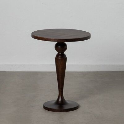 BROWN SIDE TABLE MANGO WOOD ST606008