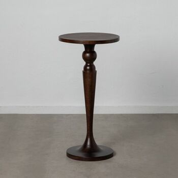 TABLE D'APPOINT MARRON BOIS DE MANGUE ST606009 1