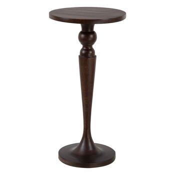 TABLE D'APPOINT MARRON BOIS DE MANGUE ST606009 3