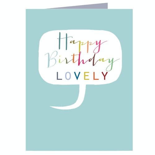 TW424 Mini Happy Birthday Card