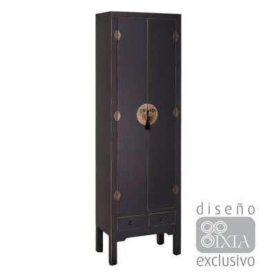 CABINET 2 DOORS AND 2 DRAWERS BLACK ST51145