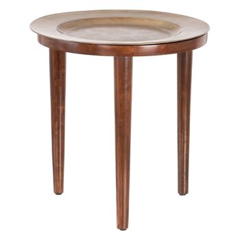 TABLE D'APPOINT NATUREL-OR BOIS-FER ST604011 3