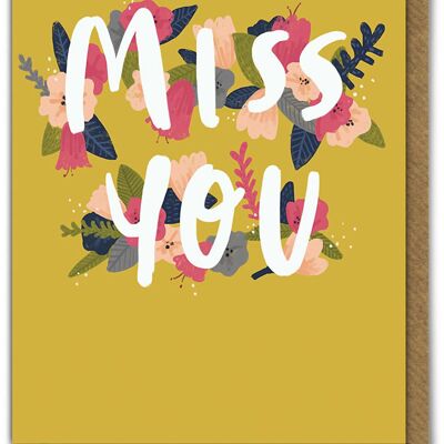 Miss You Funny Missing You Card